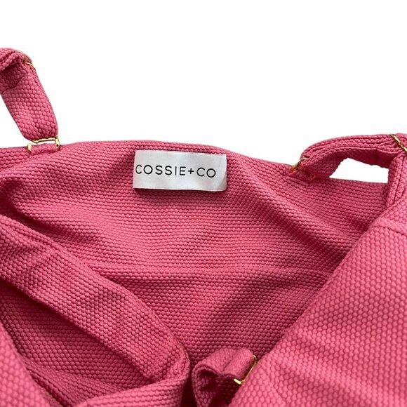 Cossie Co Laura One Piece Swimsuit Pink Size 2 US 6 Bubblegum Barbie Beach Pool - Picture 5 of 8